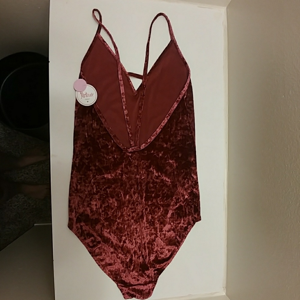 Velvet Bodysuit NWT - Picture 3 of 4